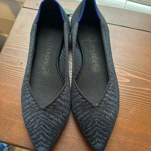 Rothys midnight metallic
